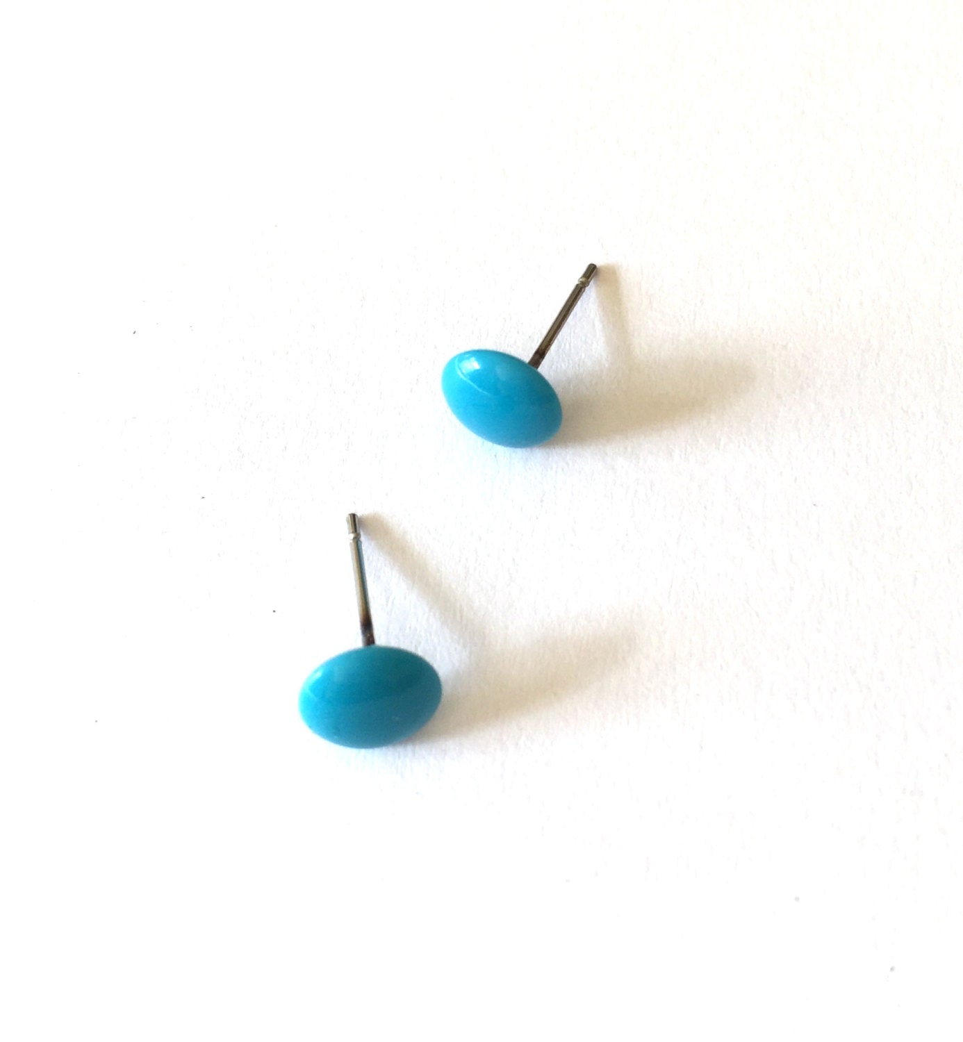 tiny turquoise studs