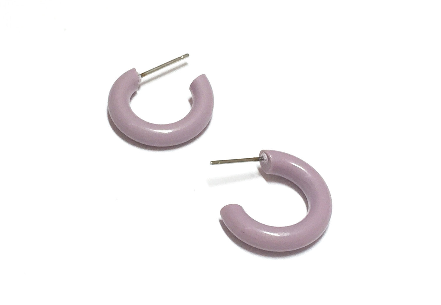 lavender tube hoops