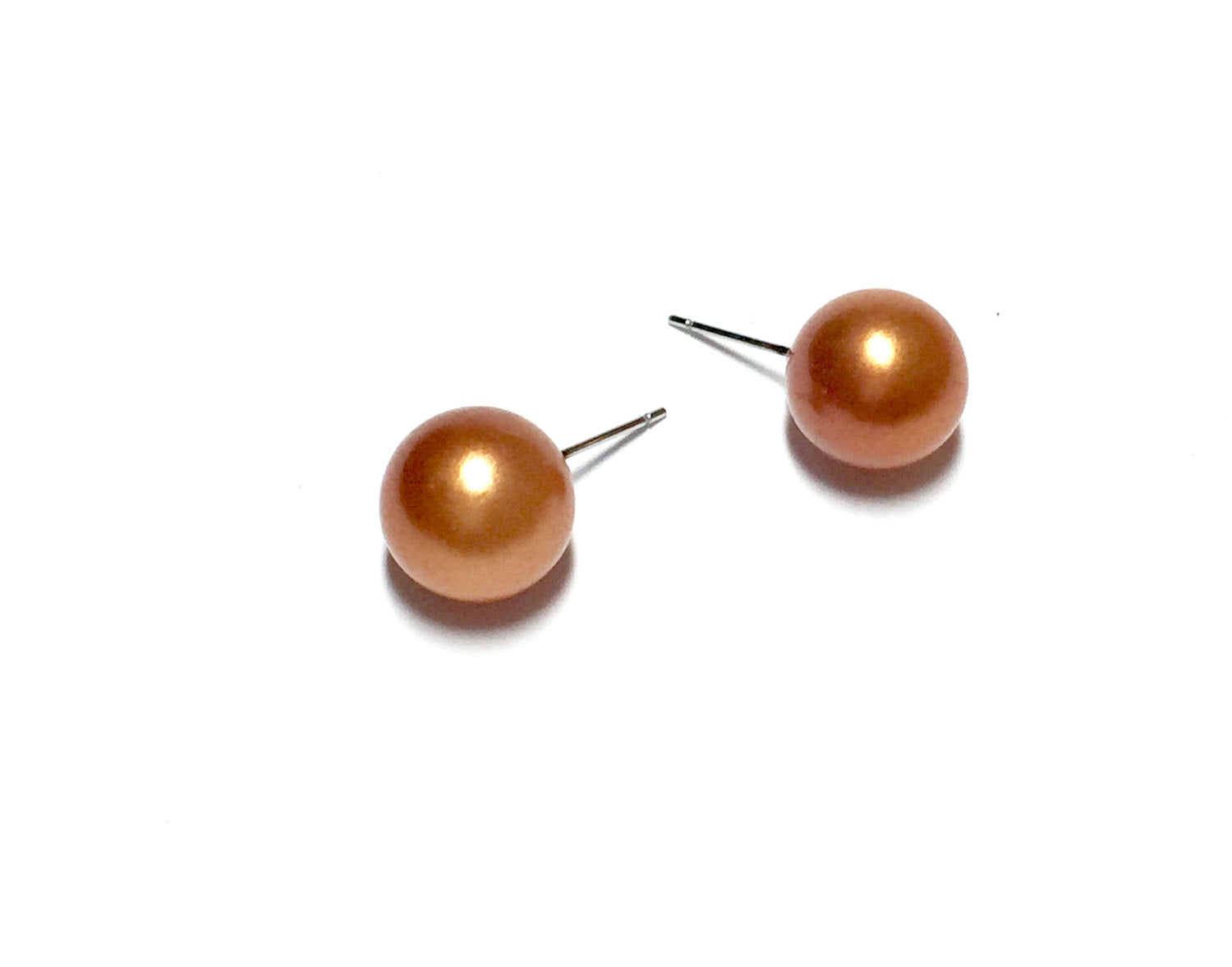 bright copper studs