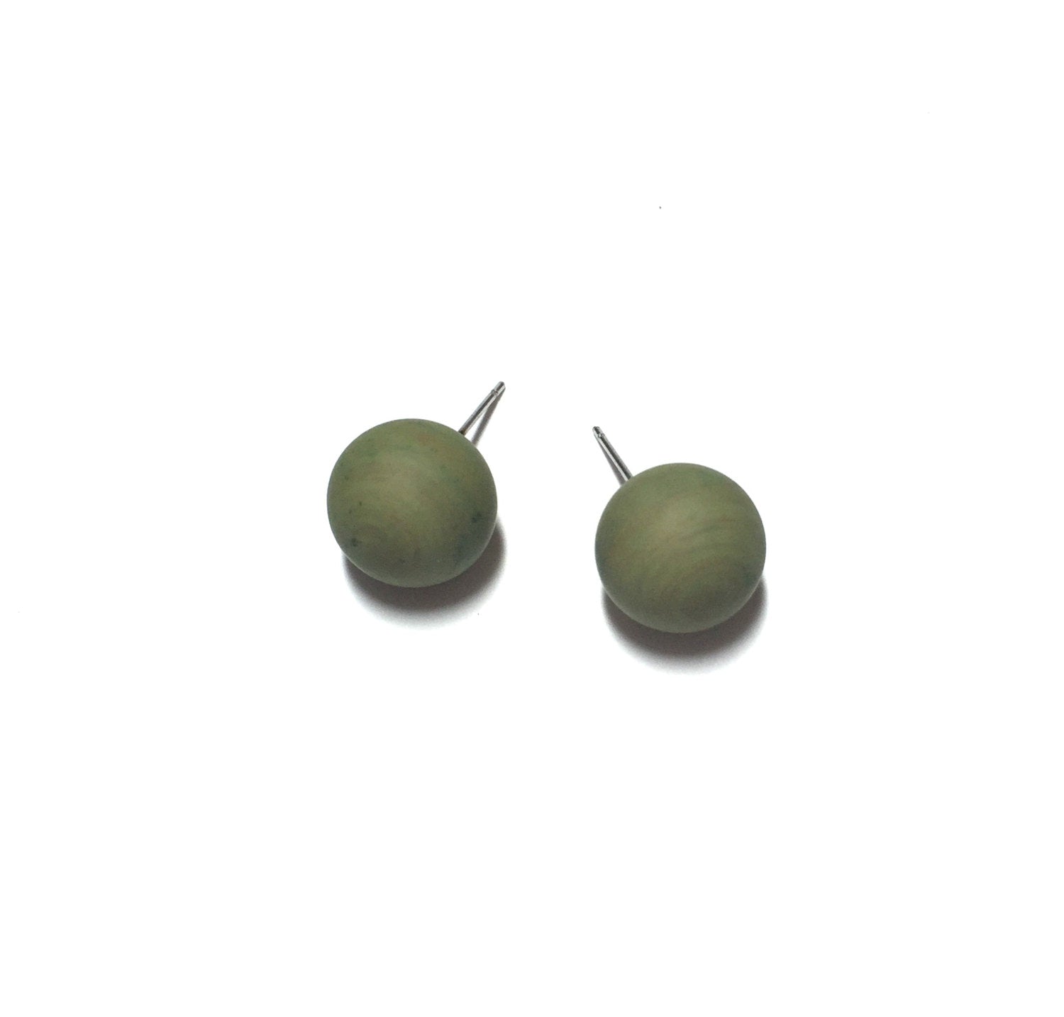 olive green studs