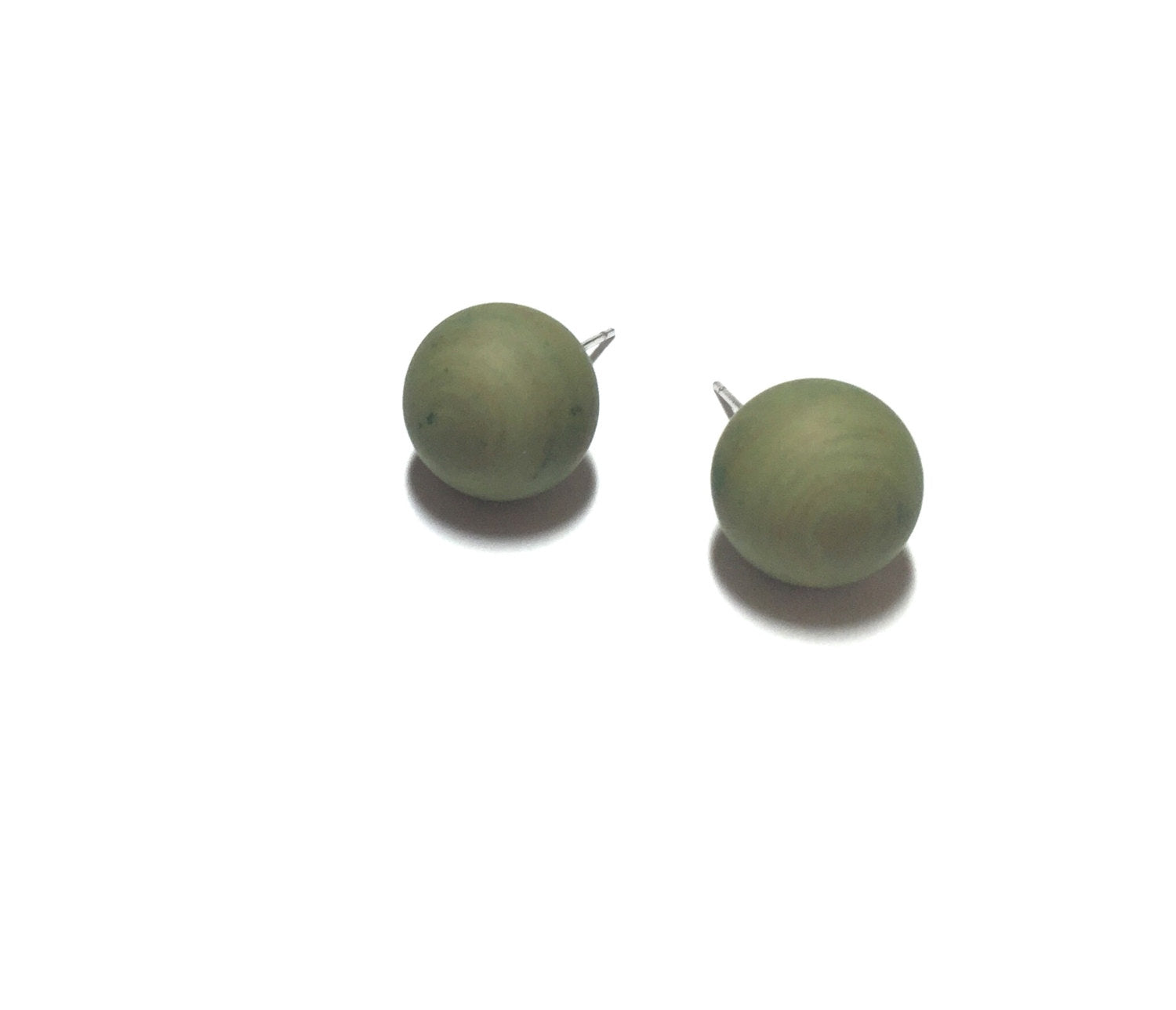 dark olive studs