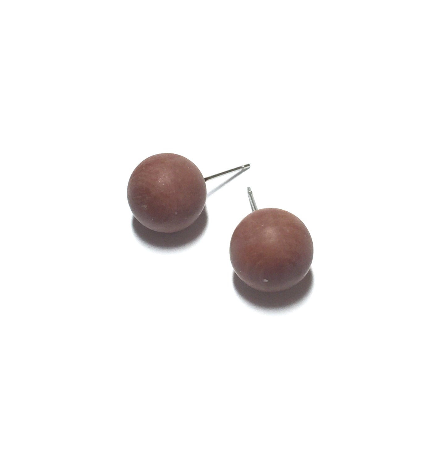 caramel brown studs