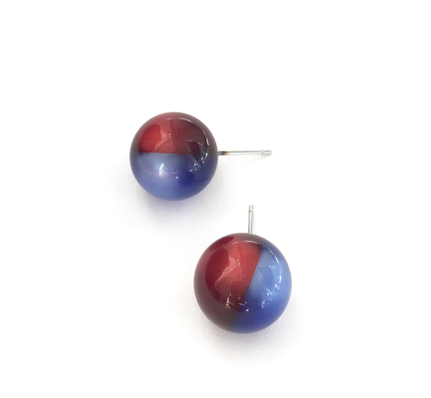 red blue studs
