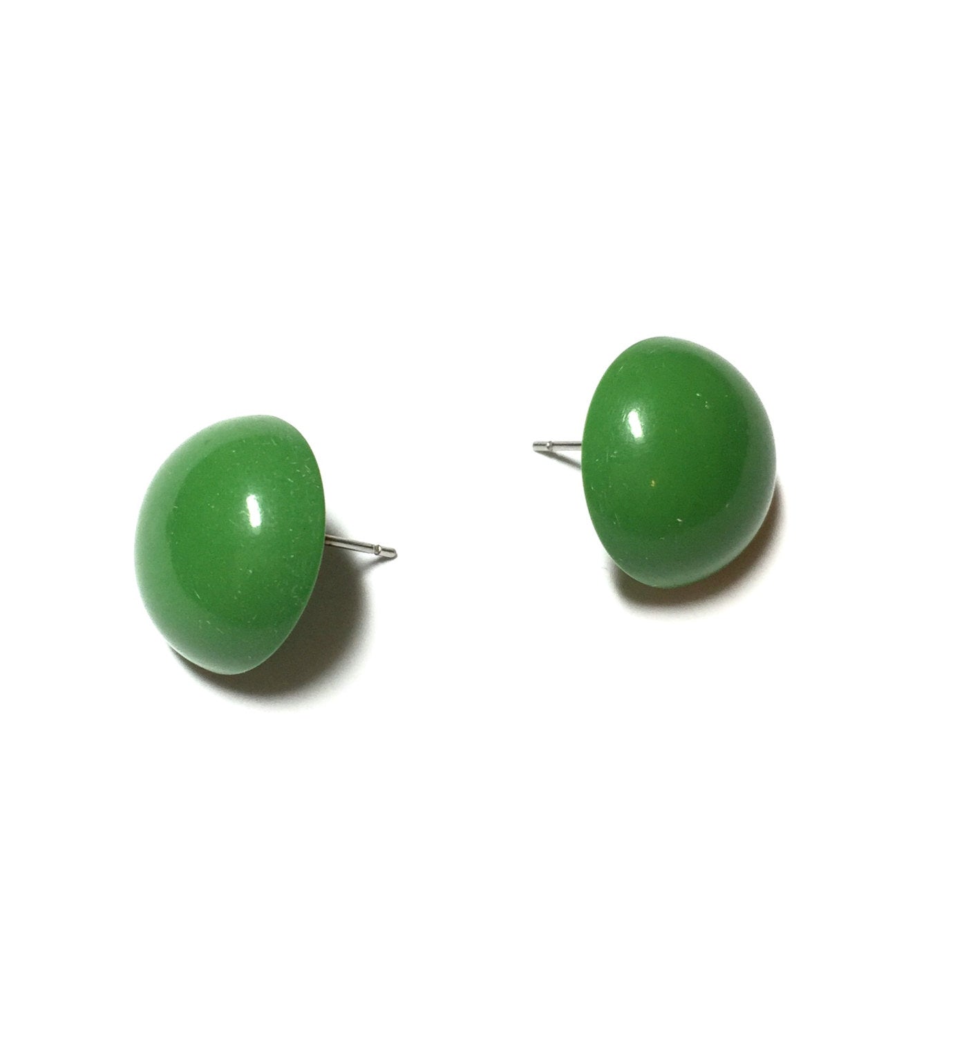 bright green studs