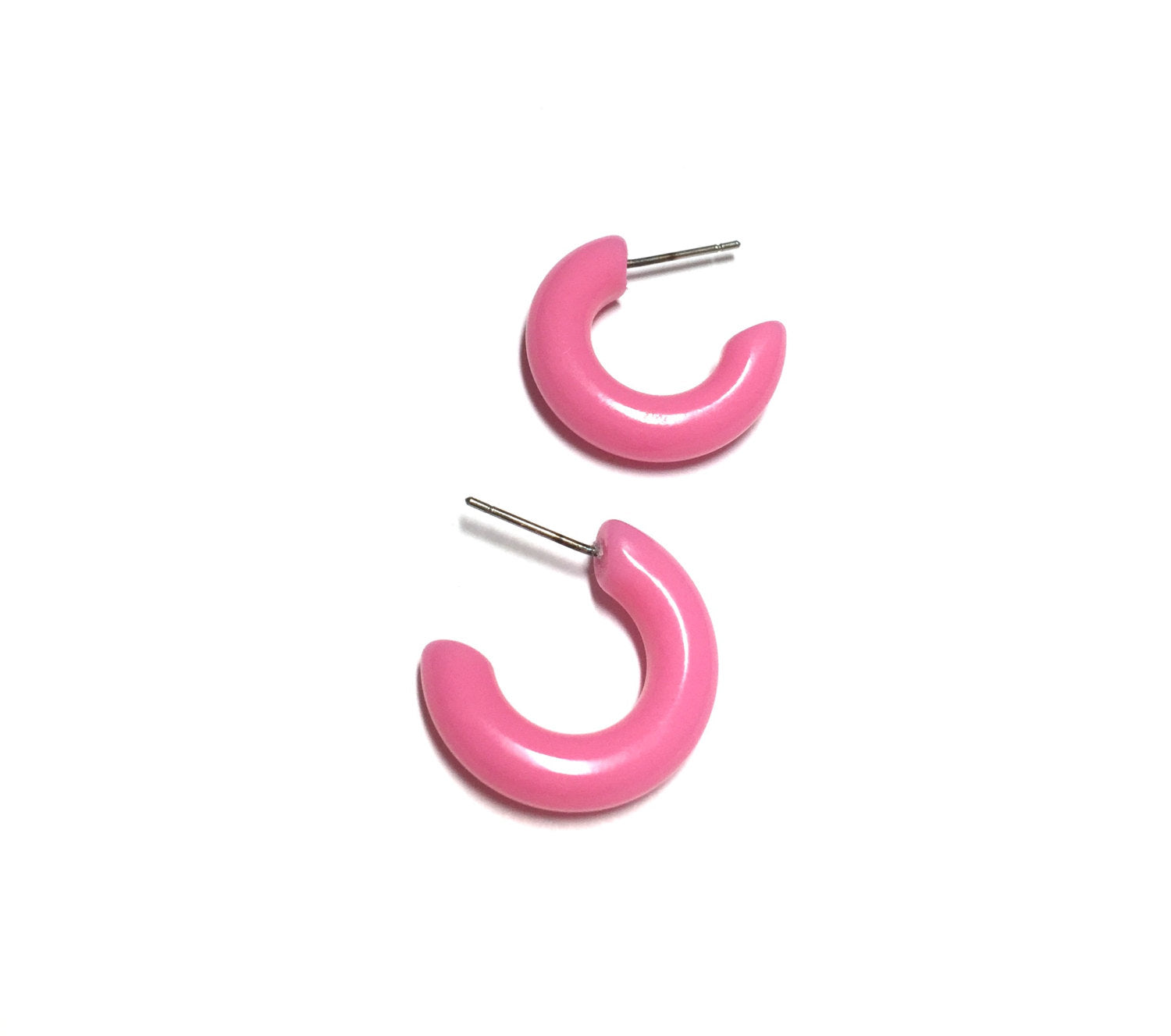 pink secretary hoops