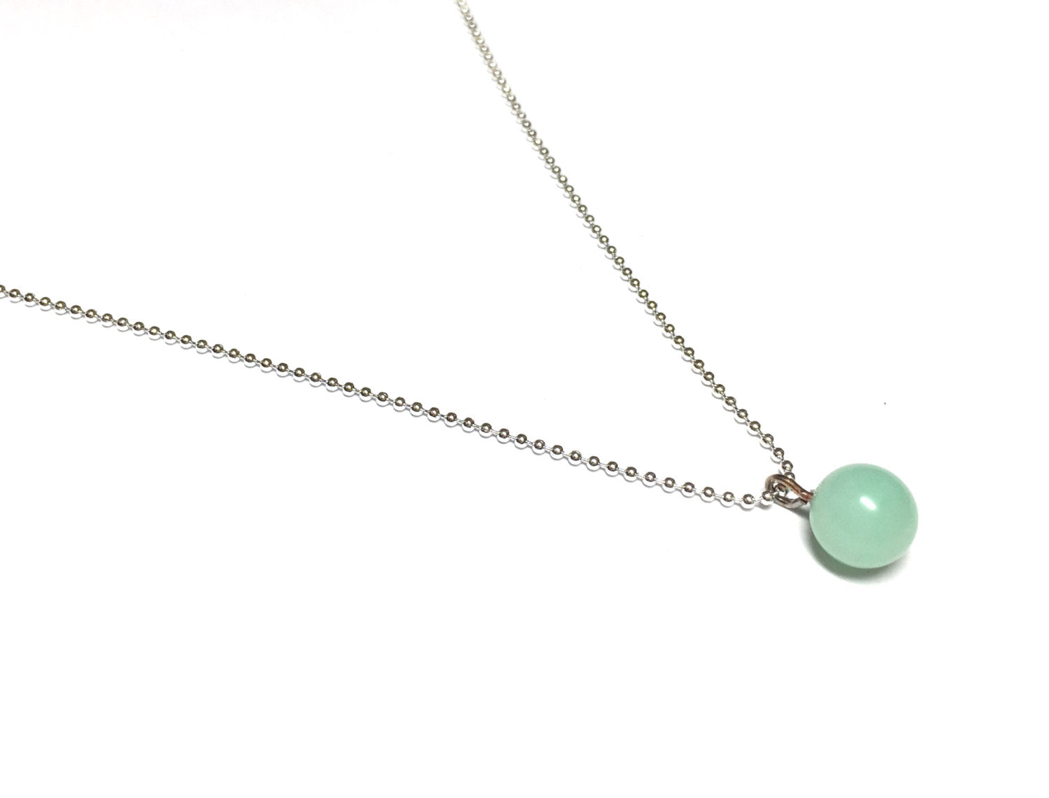 mint chain necklace