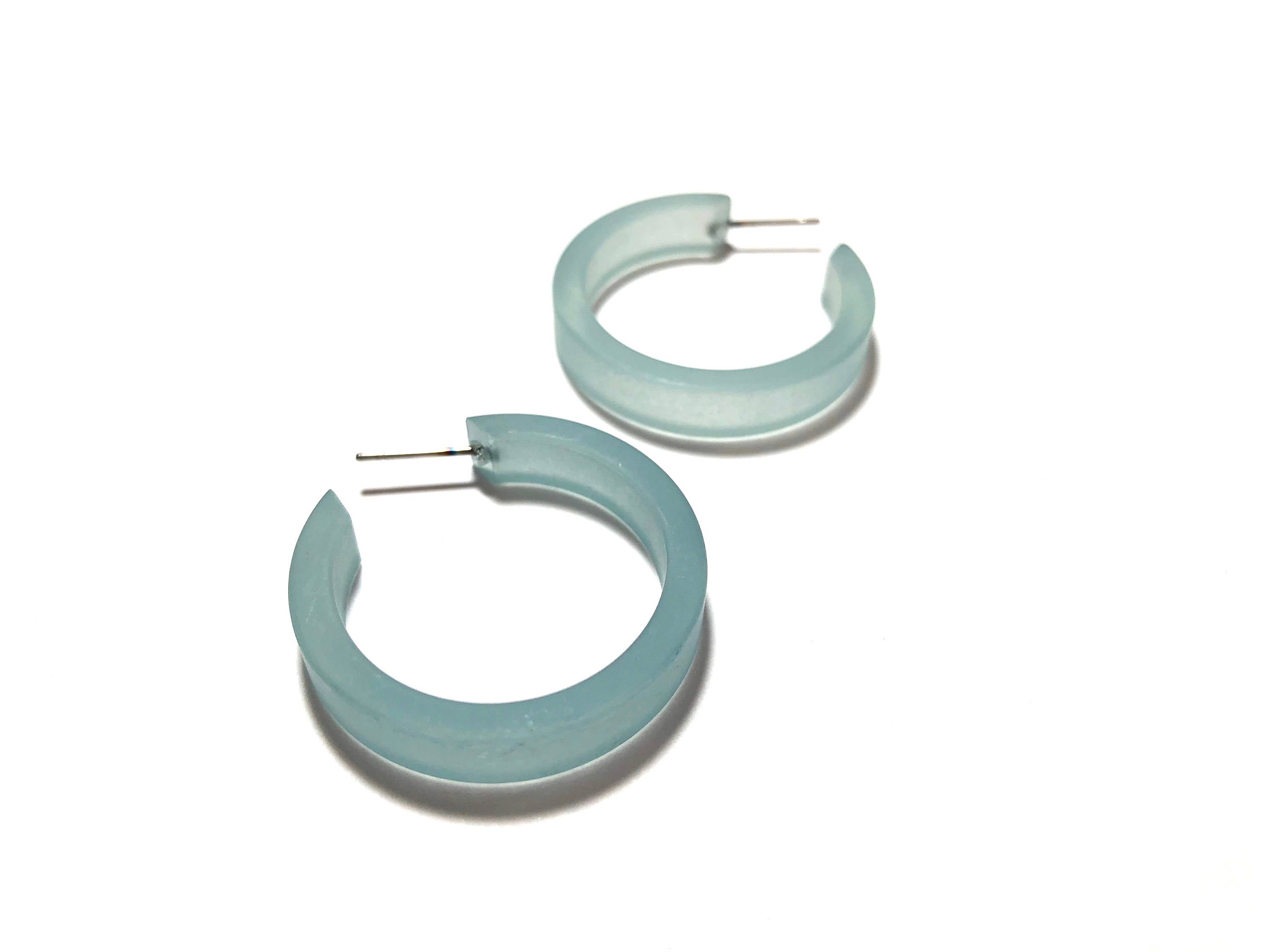 teal leetie hoops
