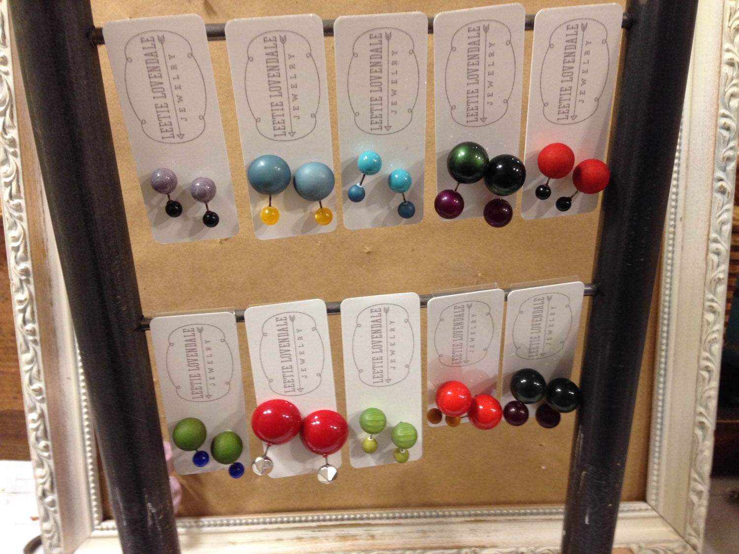 leetie geo drop earrings