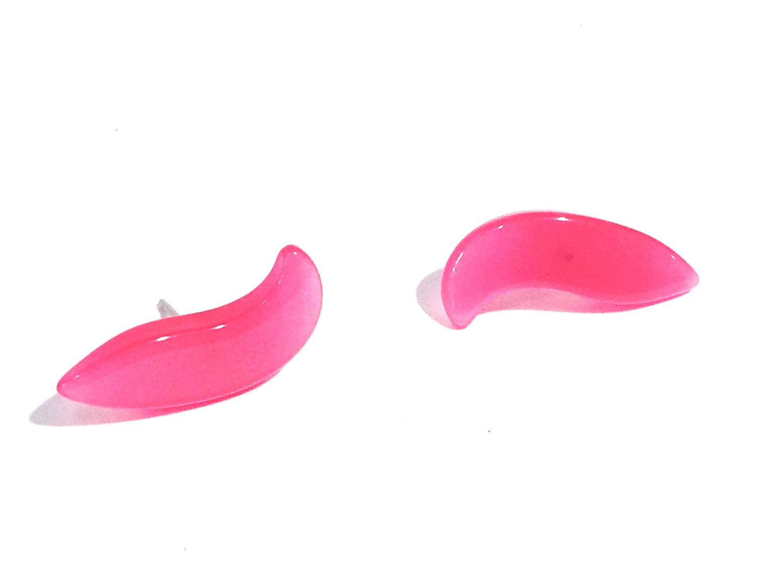 pink moonglow swish studs