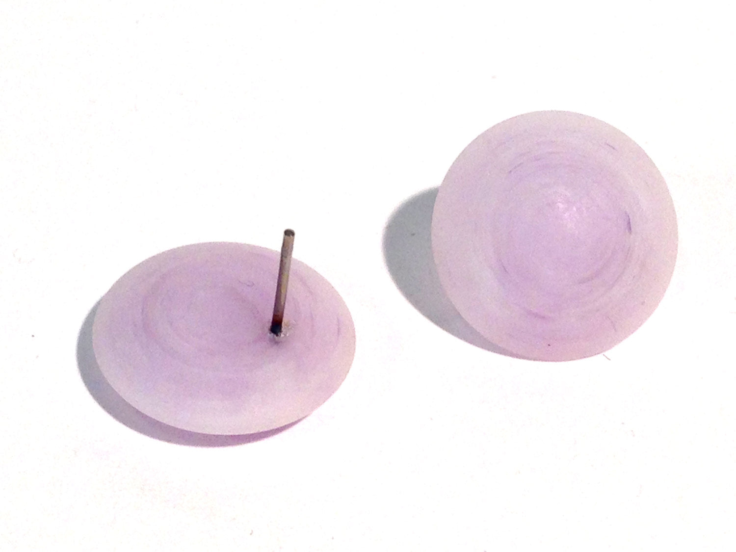 lilac disc studs