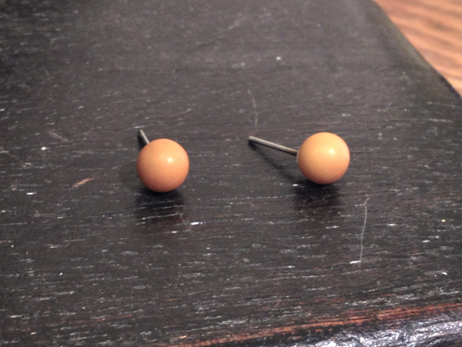 tiny butterscotch studs