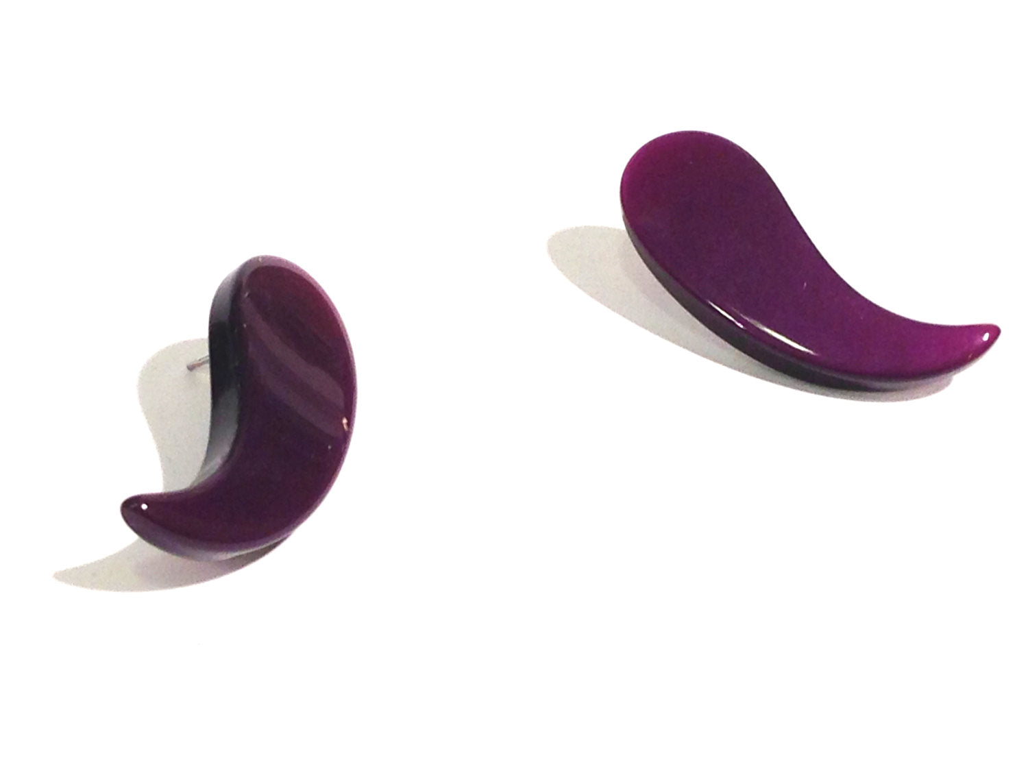 paisley stud earrings