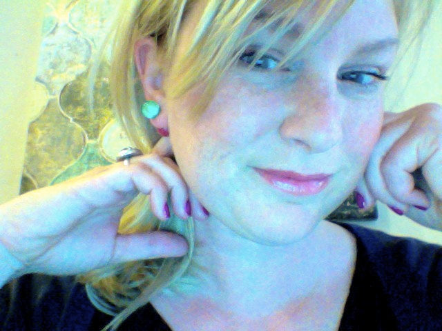 double sided leetie earrings