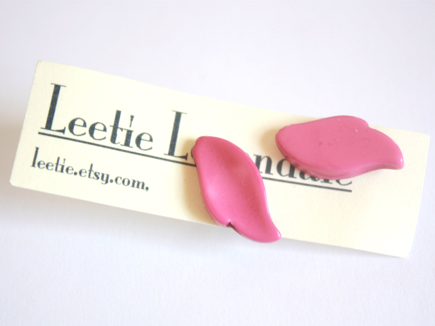 purple wing earrings