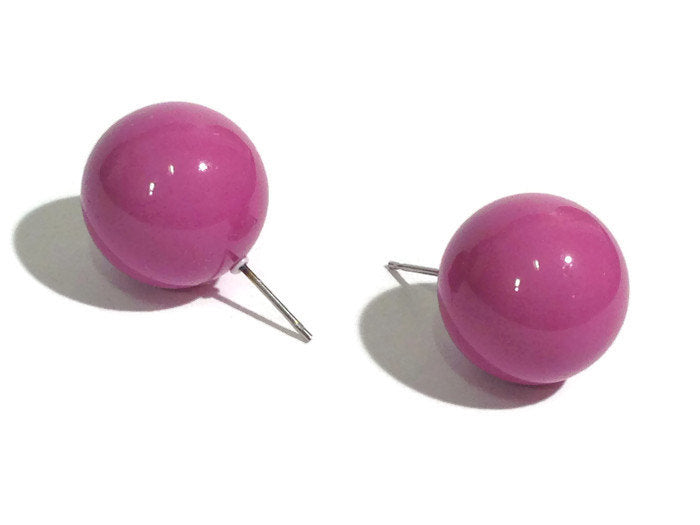 lilac purple studs