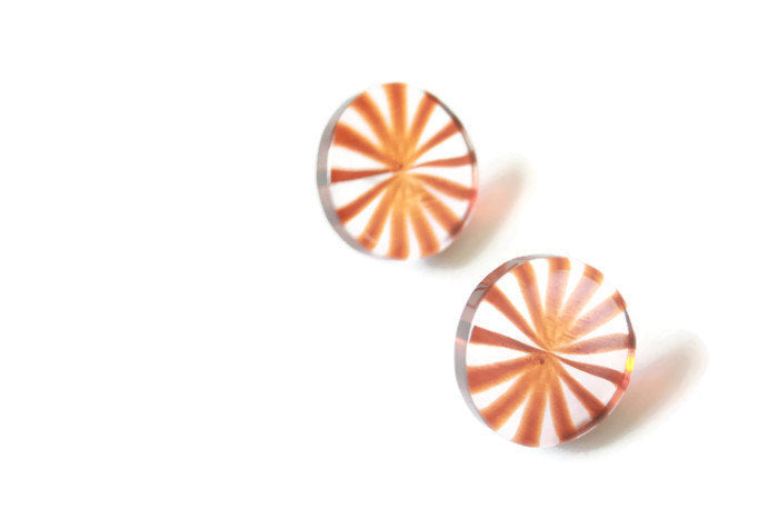 sunburst tortoise earrings
