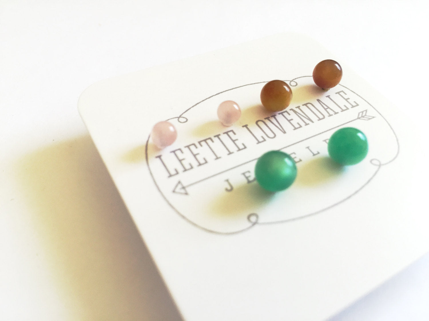 tiny stud earrings set
