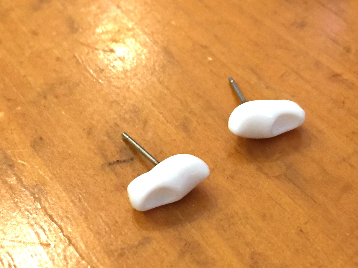 white clog studs