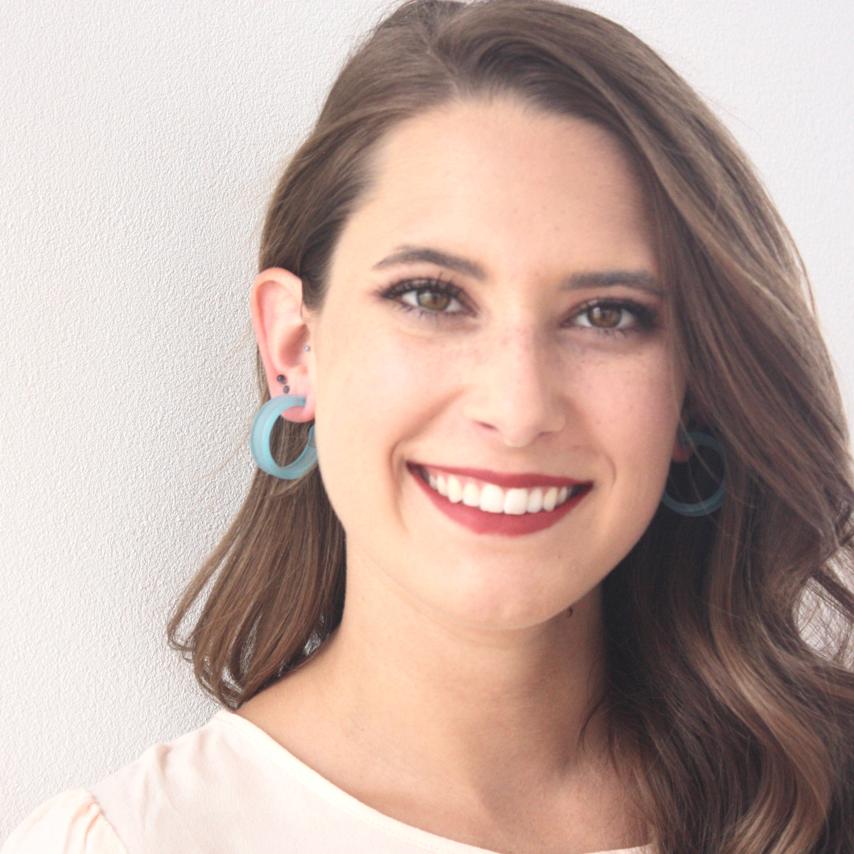 small classic acrylic earrings