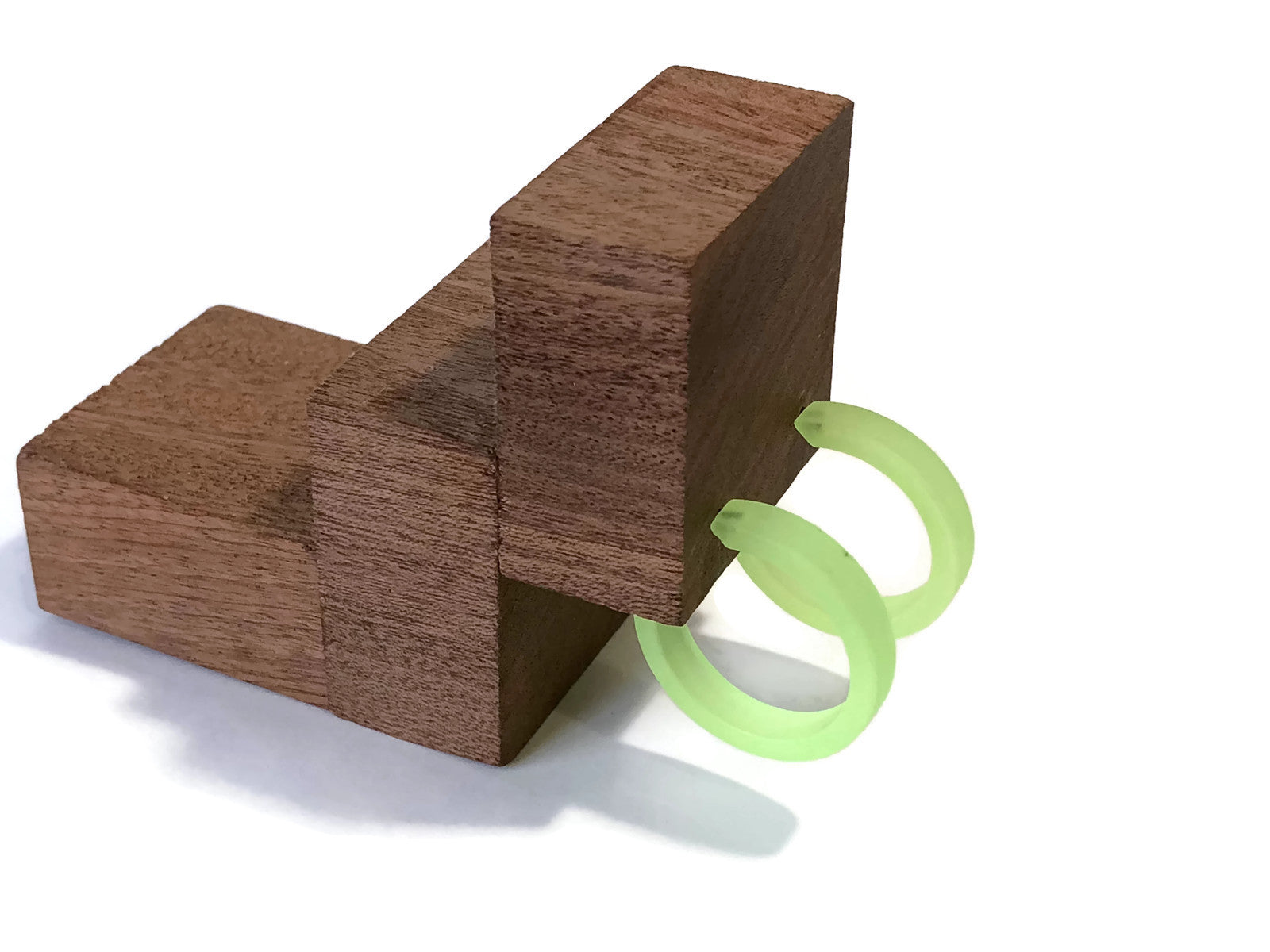 flourescent green hoops