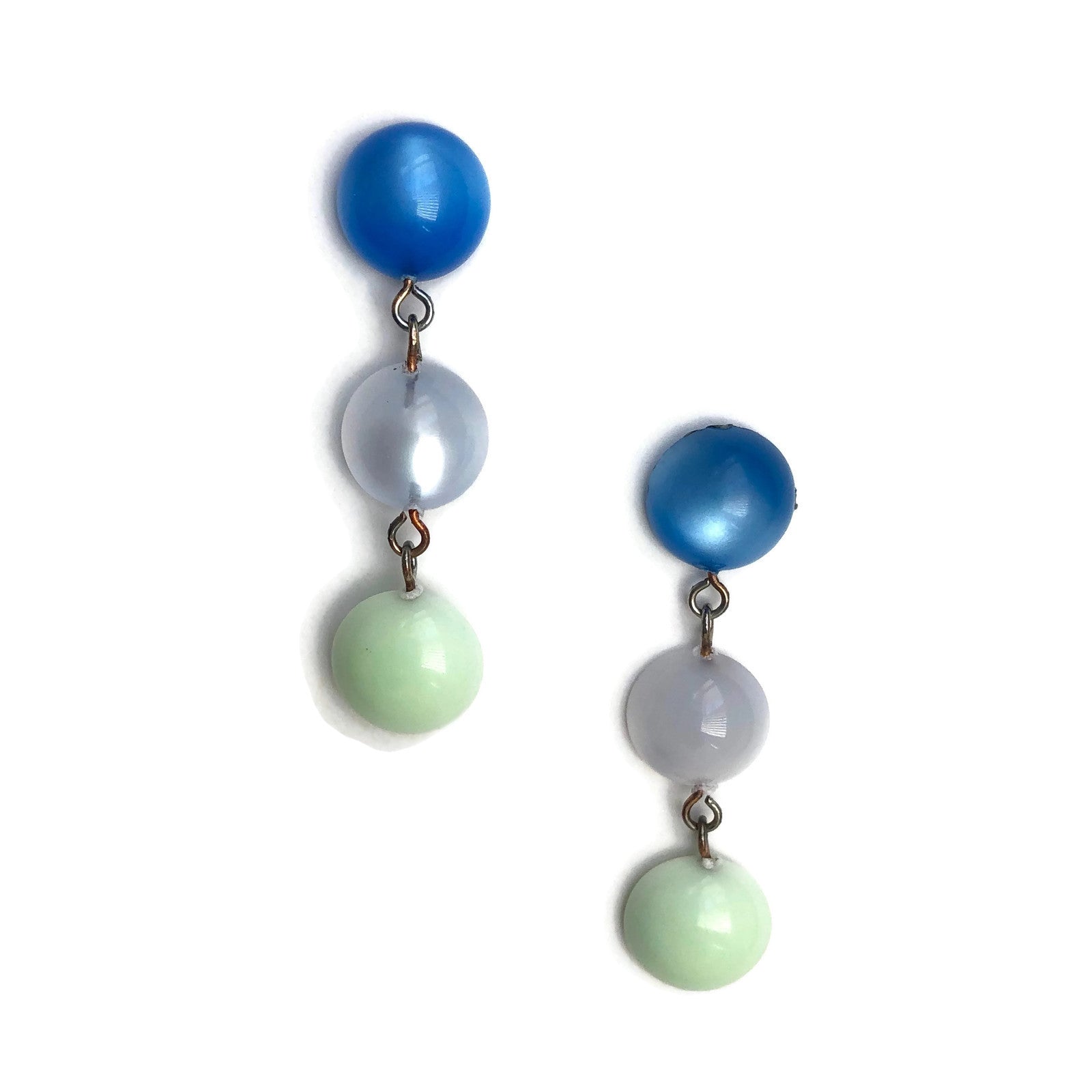 mini tri dop earrings