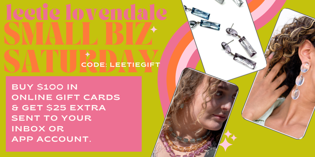Small Business Saturday Leetie Gift Card Deal