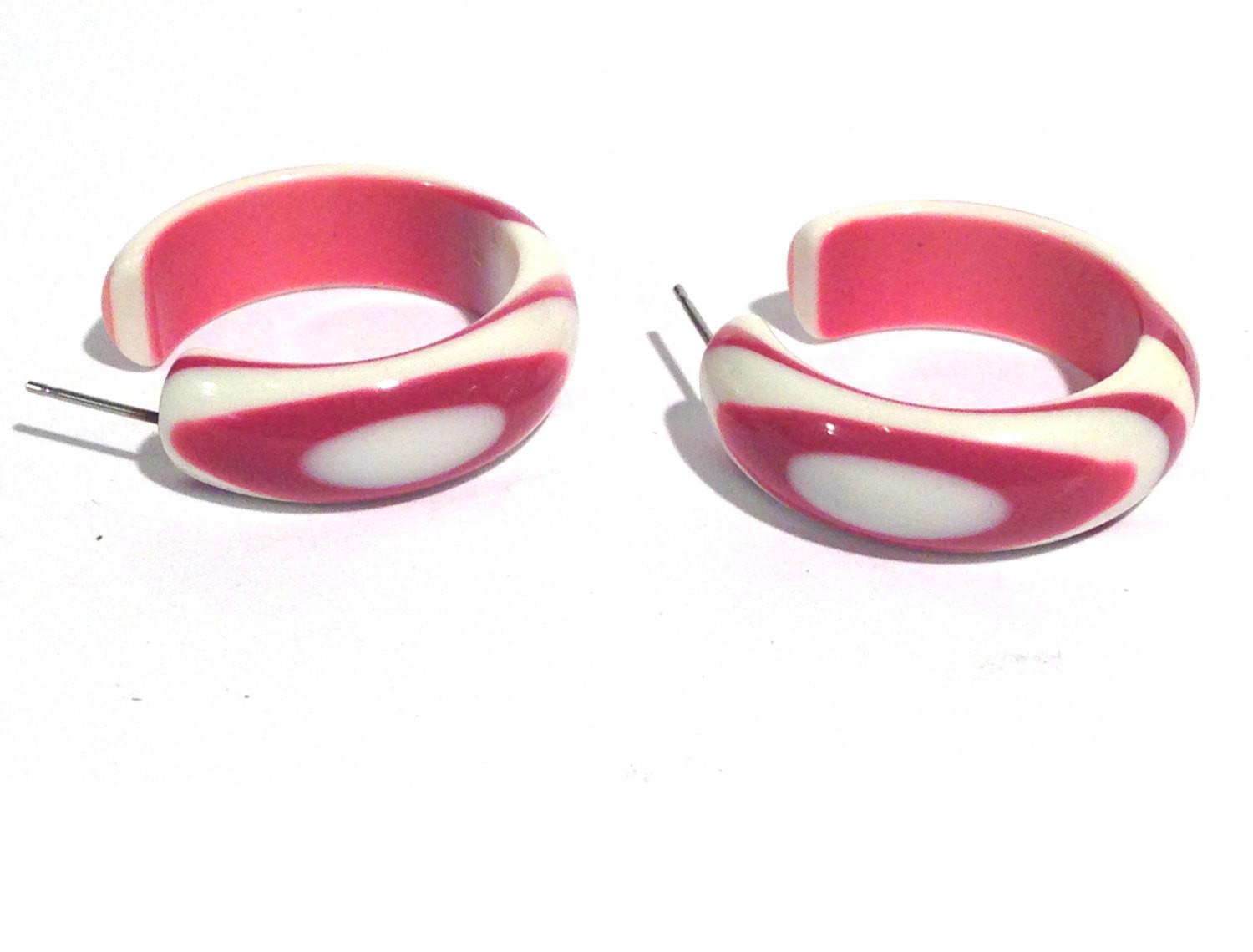 The Leetie Lovendate 'Agate' Hoop Earrings: by Best Plastics