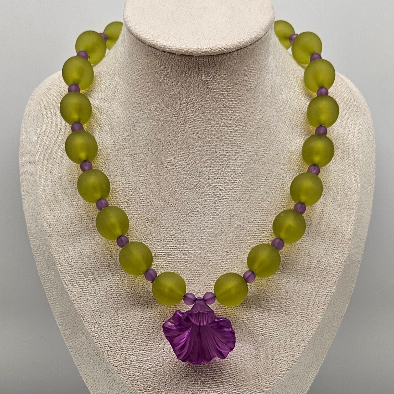 Flower Drop Necklace