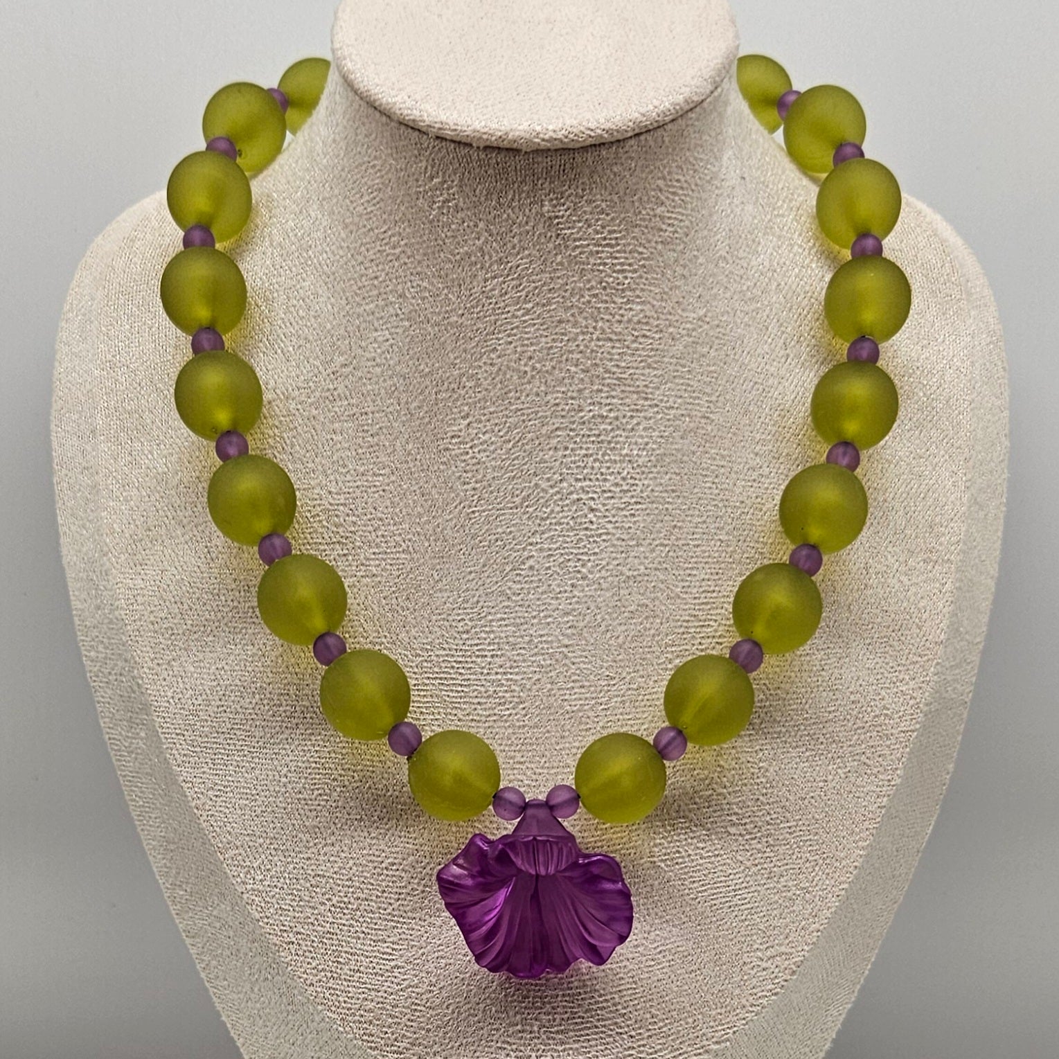 Flower Drop Necklace