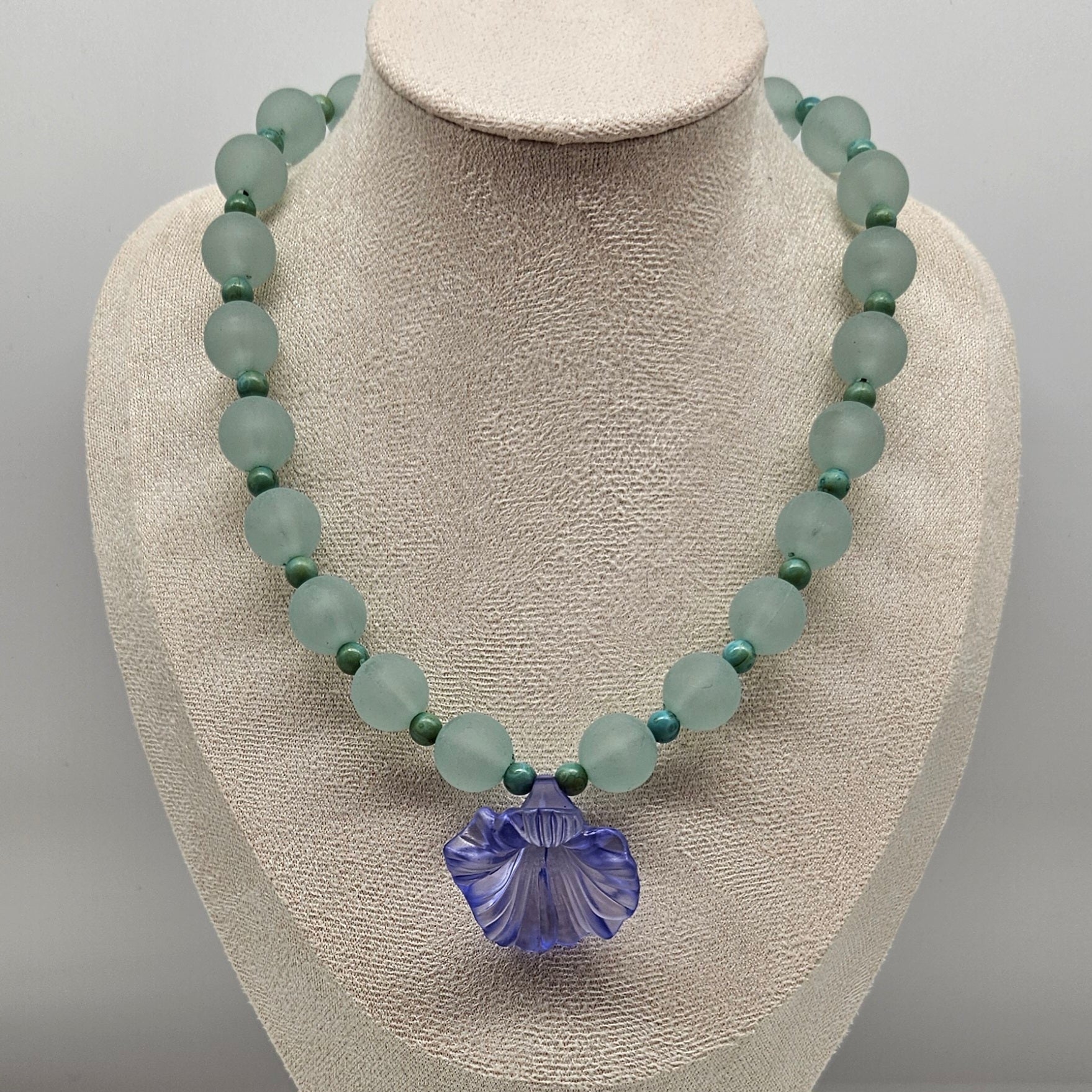 Flower Drop Necklace