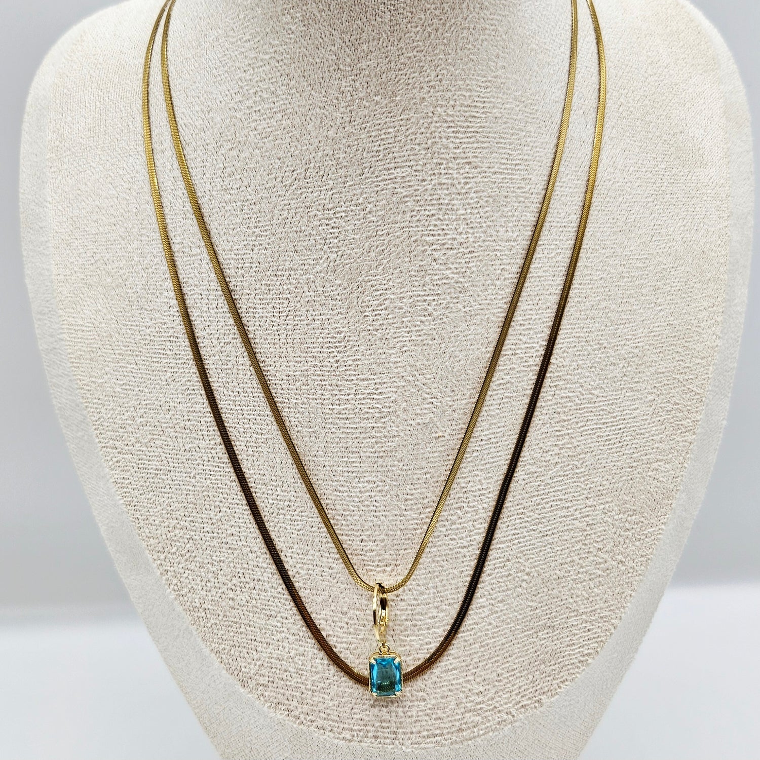 Interchangeable Glass Charm Party - Necklace &amp; Earrings