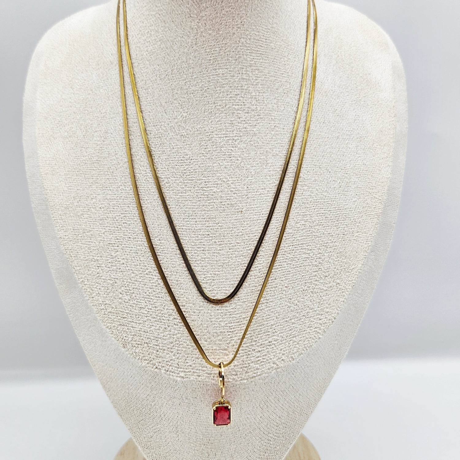 Interchangeable Glass Charm Party - Necklace &amp; Earrings