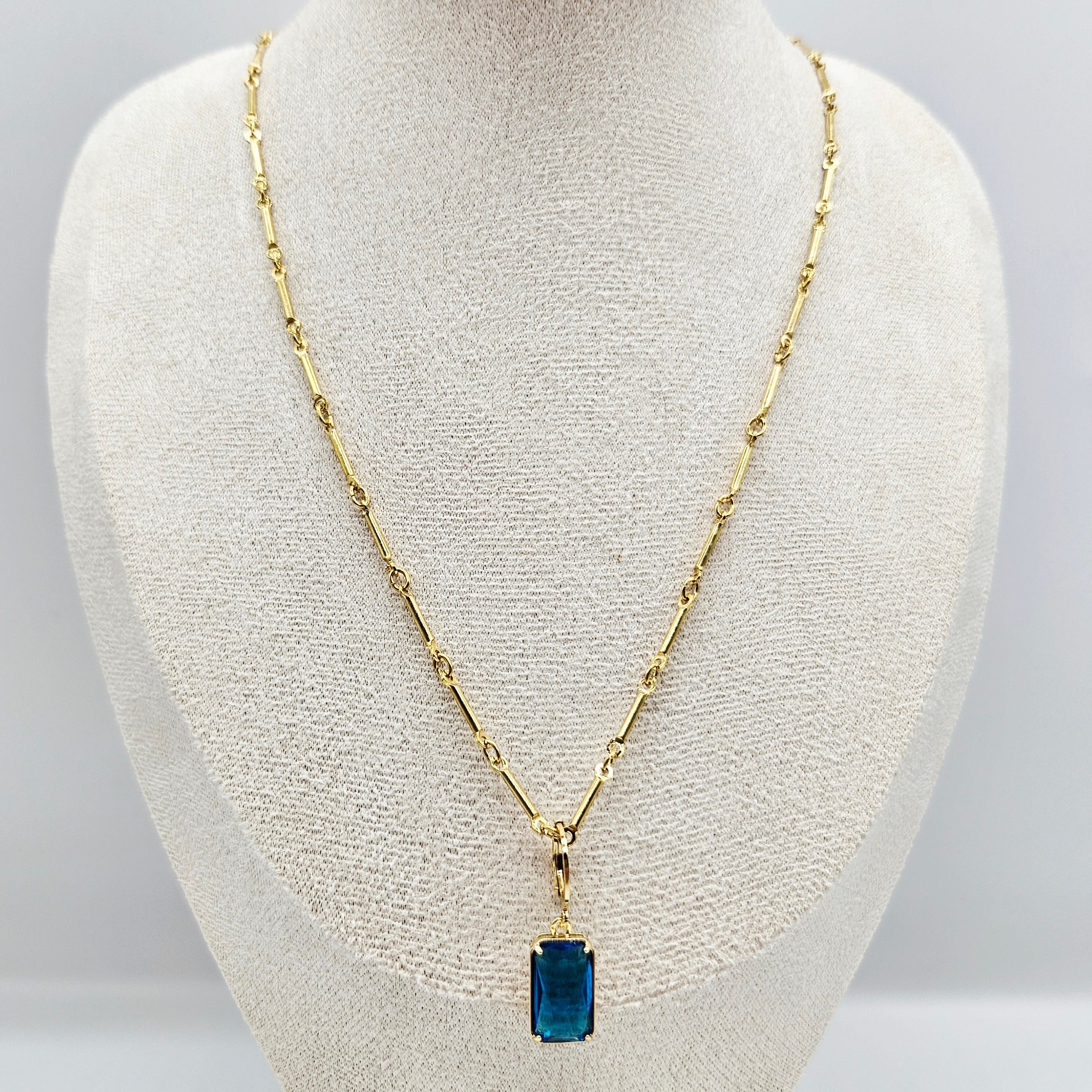 Interchangeable Glass Charm Party - Necklace &amp; Earrings