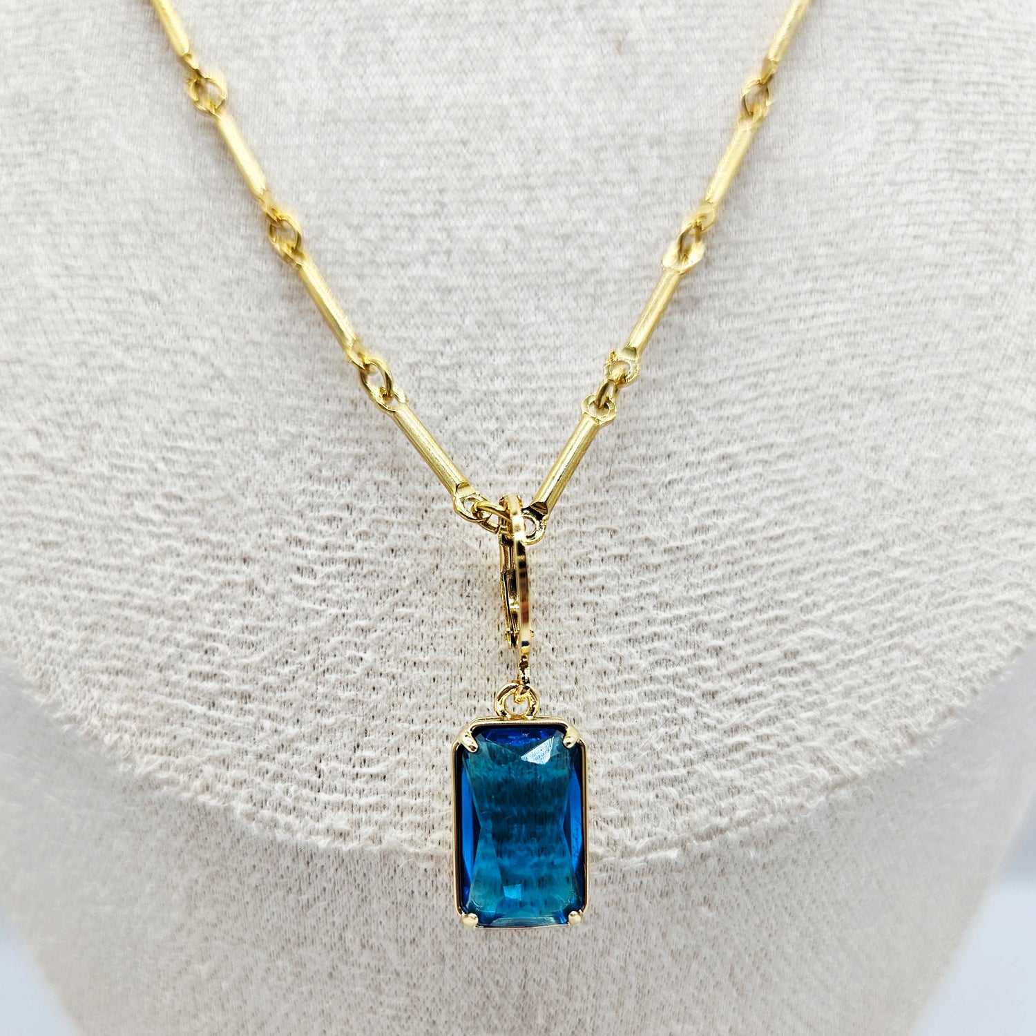 Interchangeable Glass Charm Party - Necklace &amp; Earrings