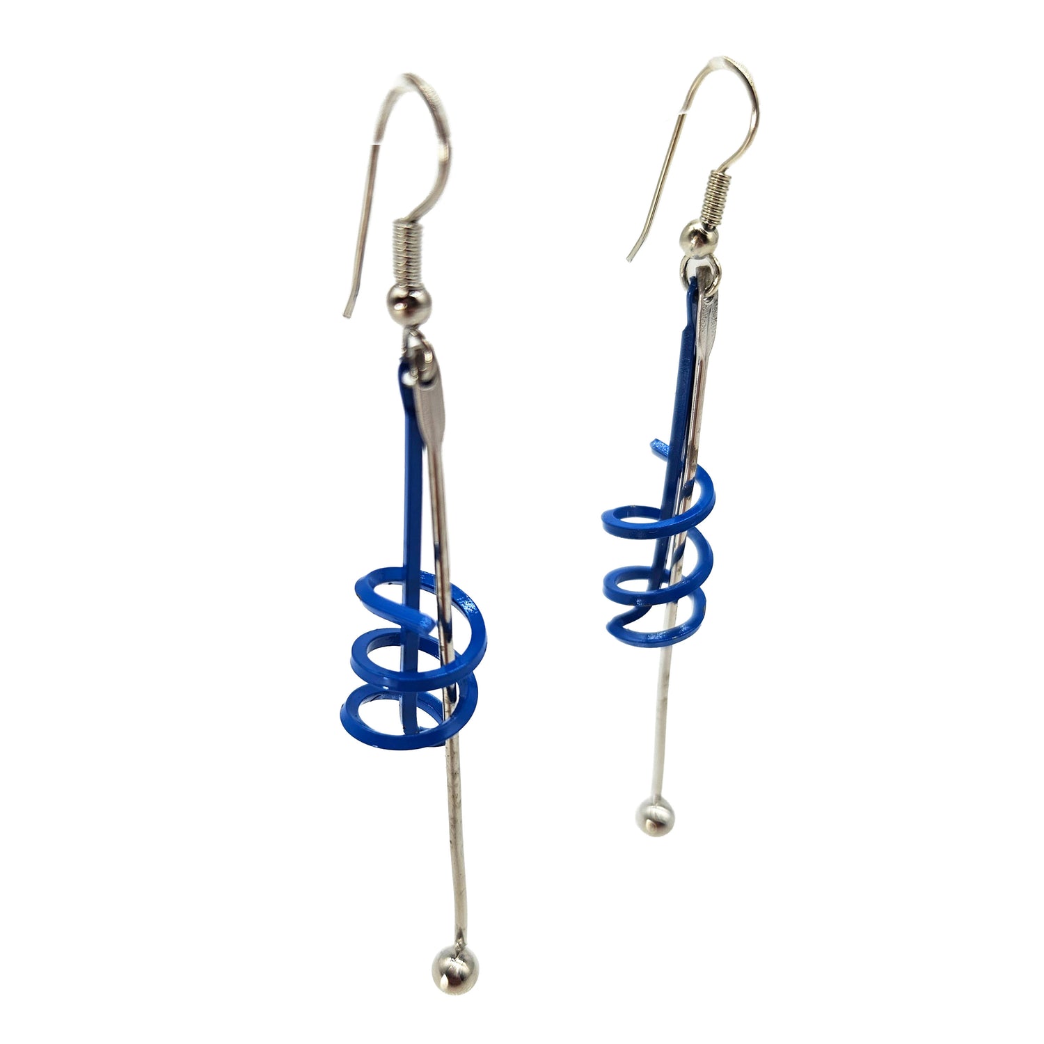 Vintage Archives: Scribble Line Drop Earrings