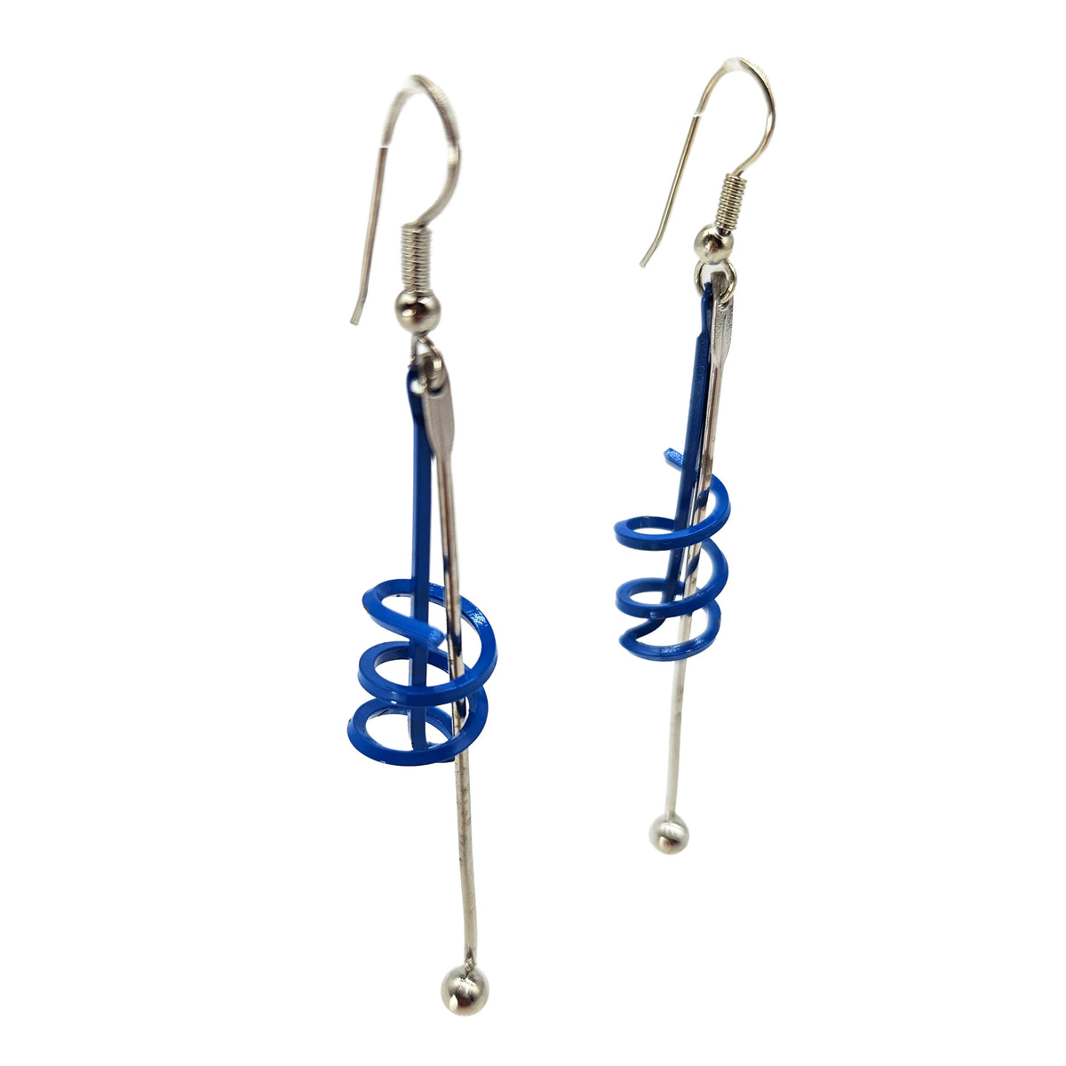 Vintage Archives: Scribble Line Drop Earrings