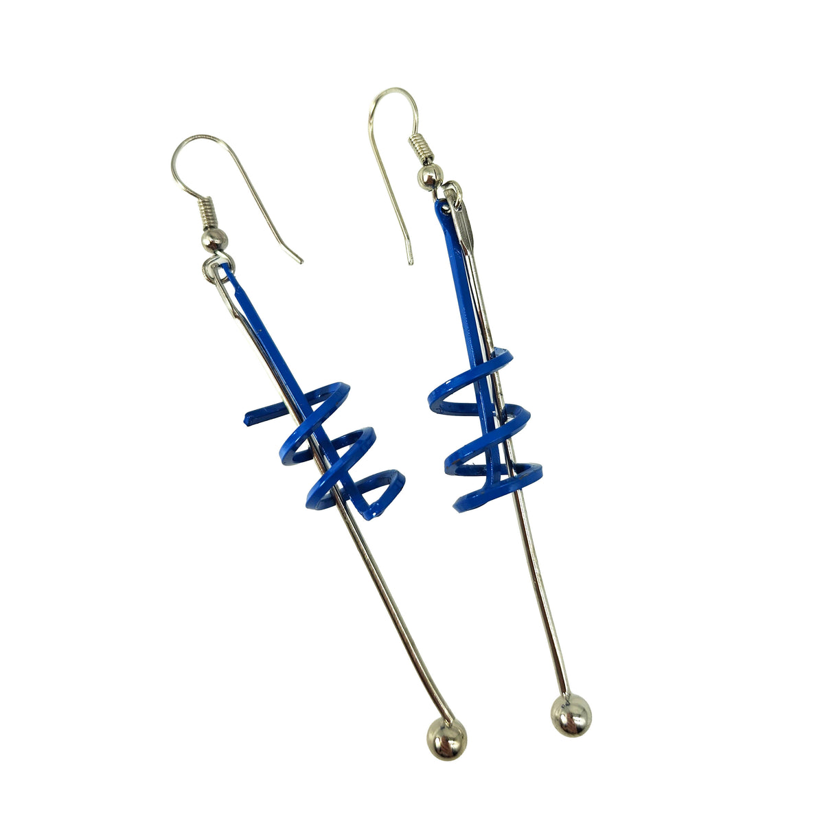 Vintage Archives: Scribble Line Drop Earrings