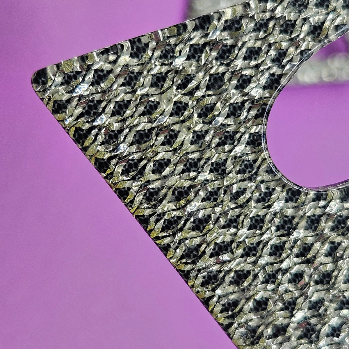 Vintage Archives: Metallic Weave Statement Clip On Earrings