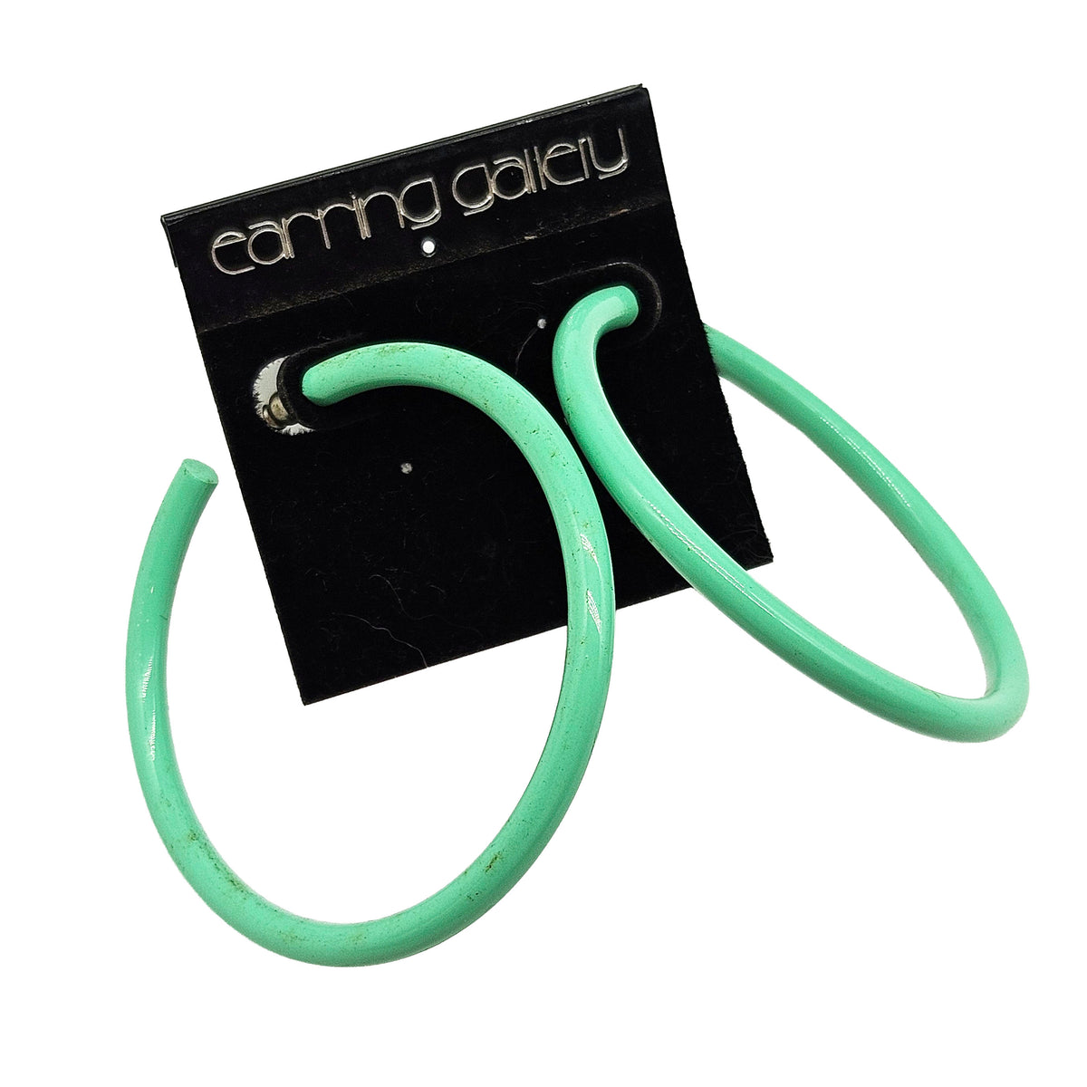 Vintage Archives: Jade Orbit Vintage Hoop Earrings