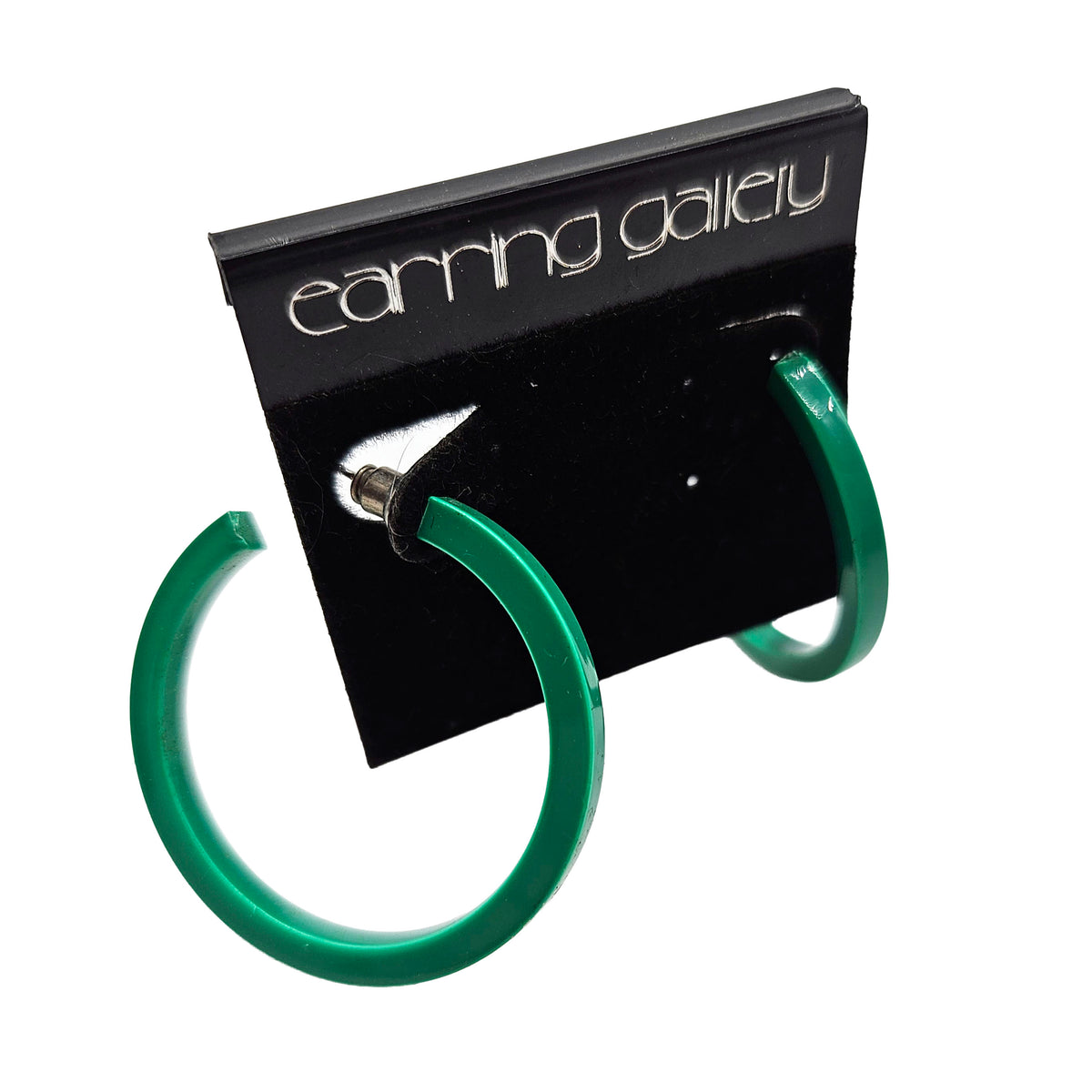 Vintage Archives: Emerald Line Vintage Hoop Earrings