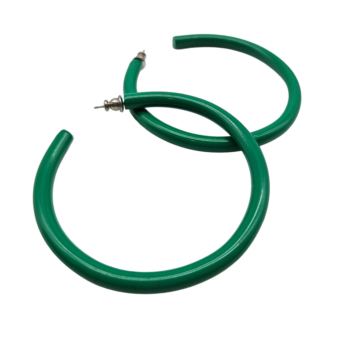 Vintage Archives: Jade Classic Vintage Hoop Earrings