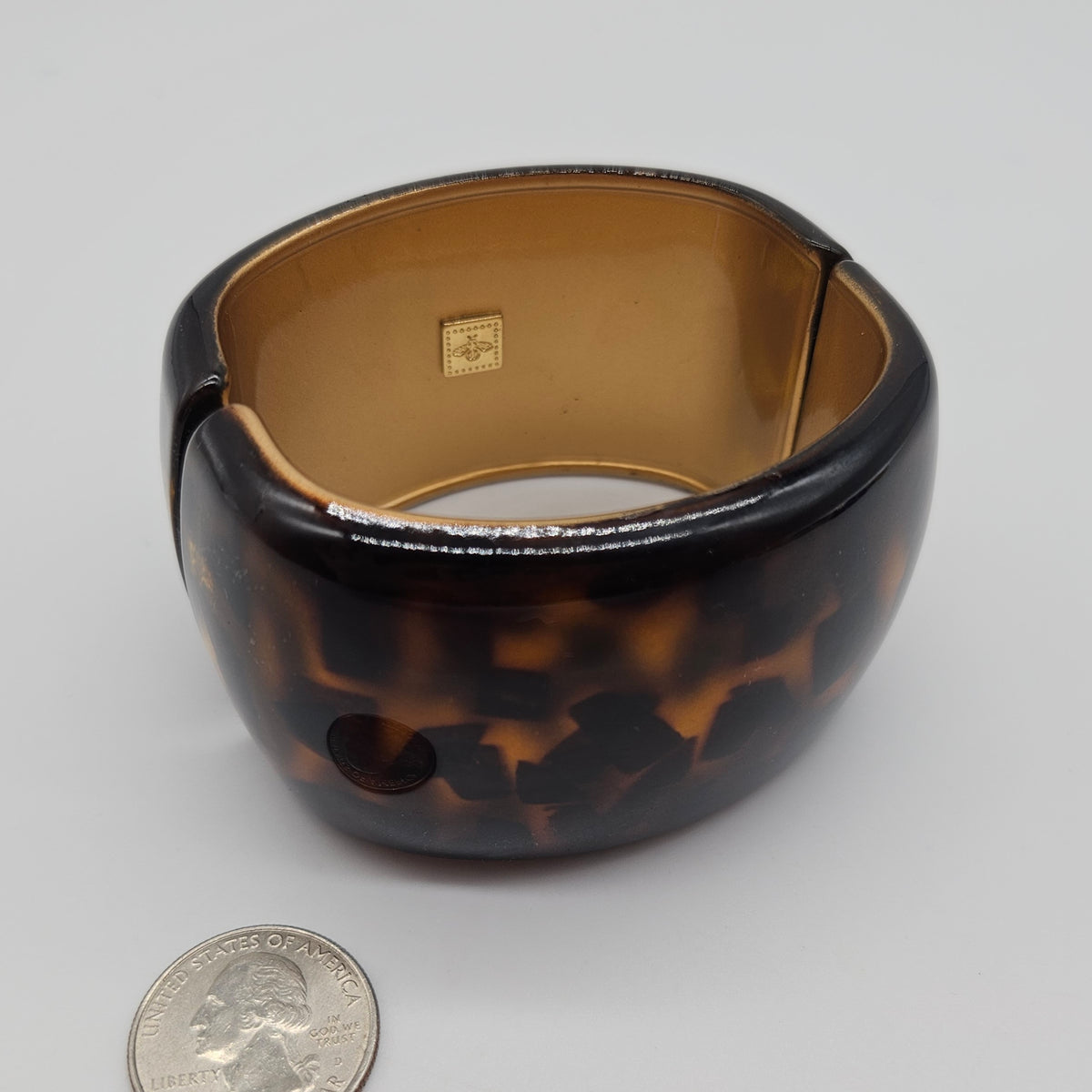 Squared Tortoise Clamper Bracelet