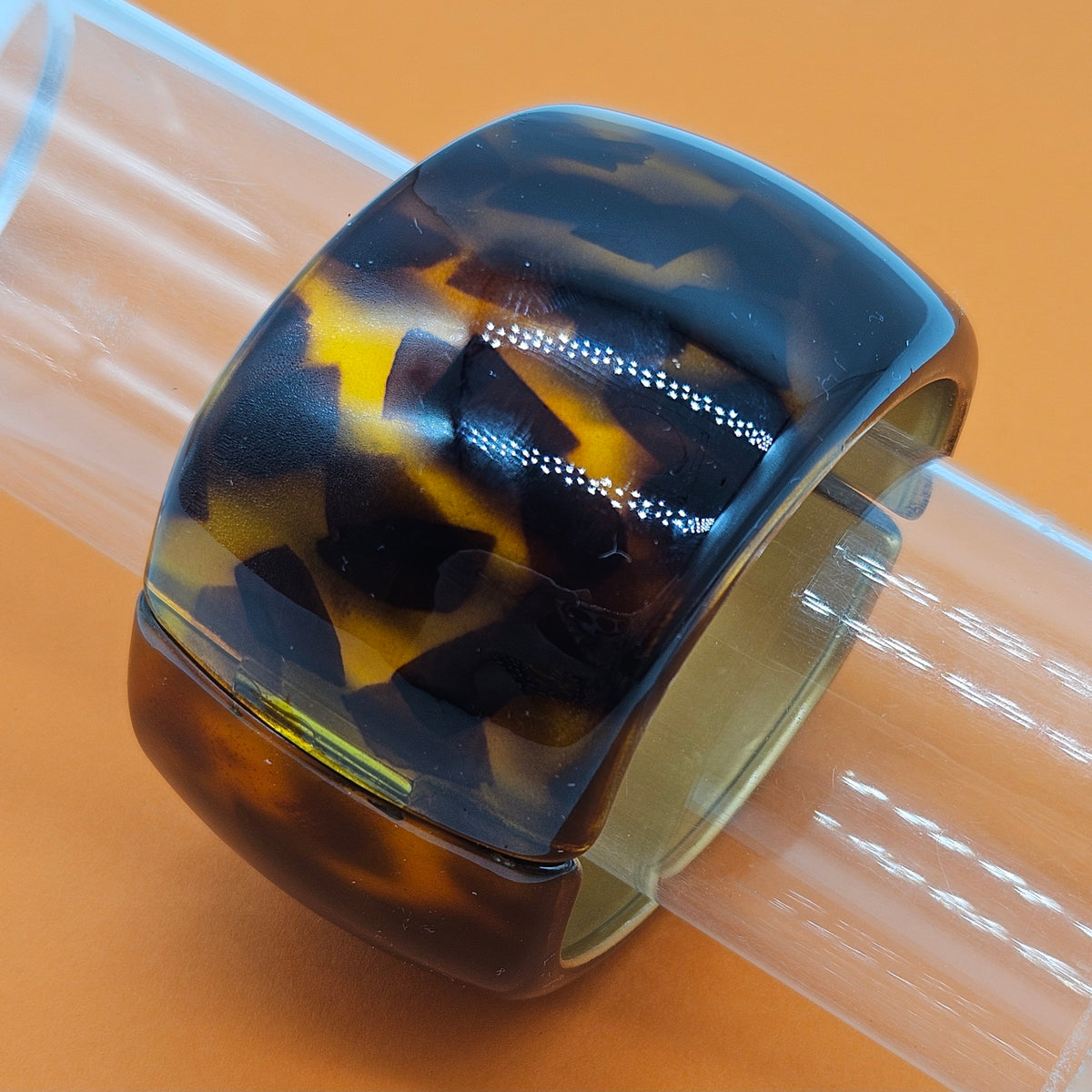Squared Tortoise Clamper Bracelet
