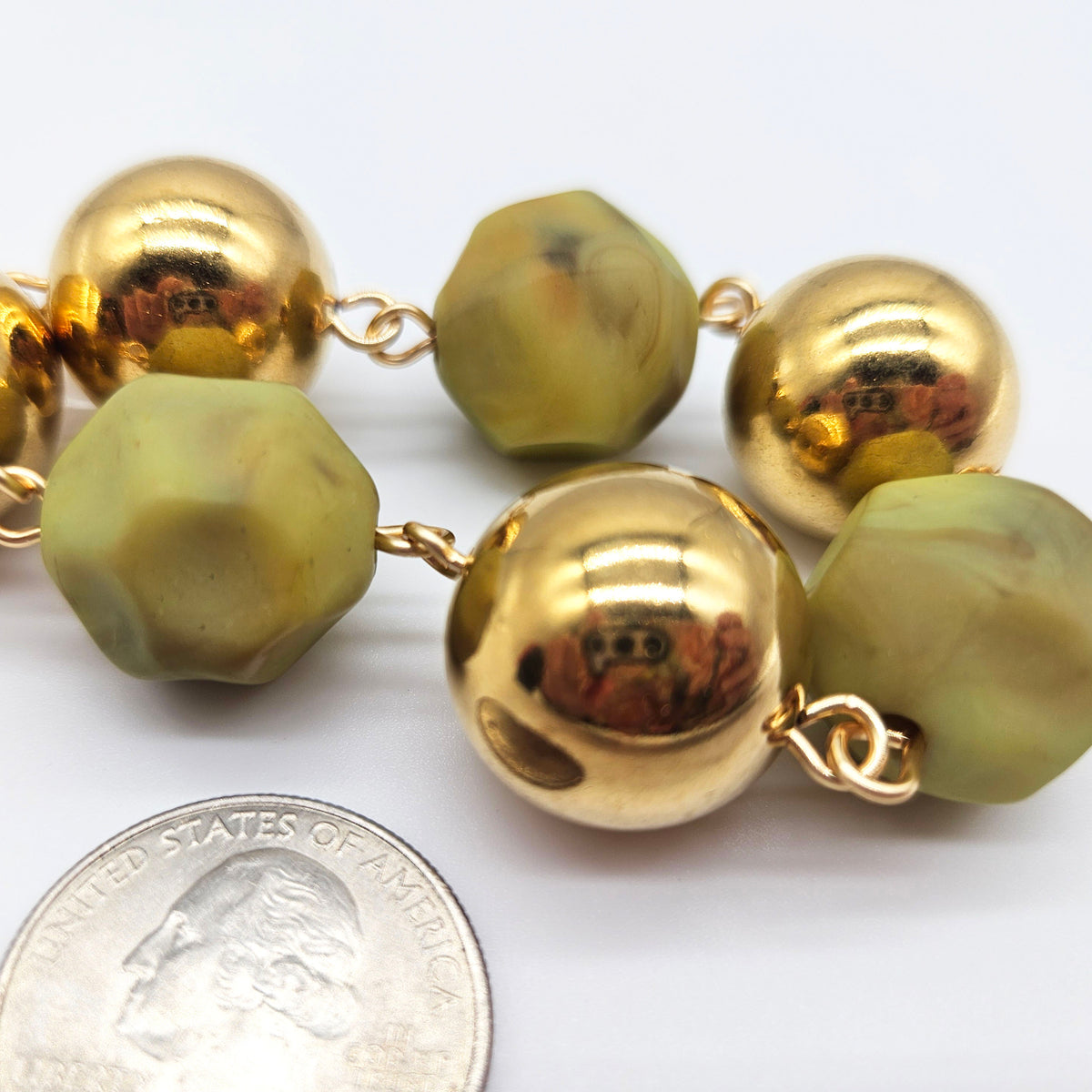 Olive Gleam Betsy Bracelet