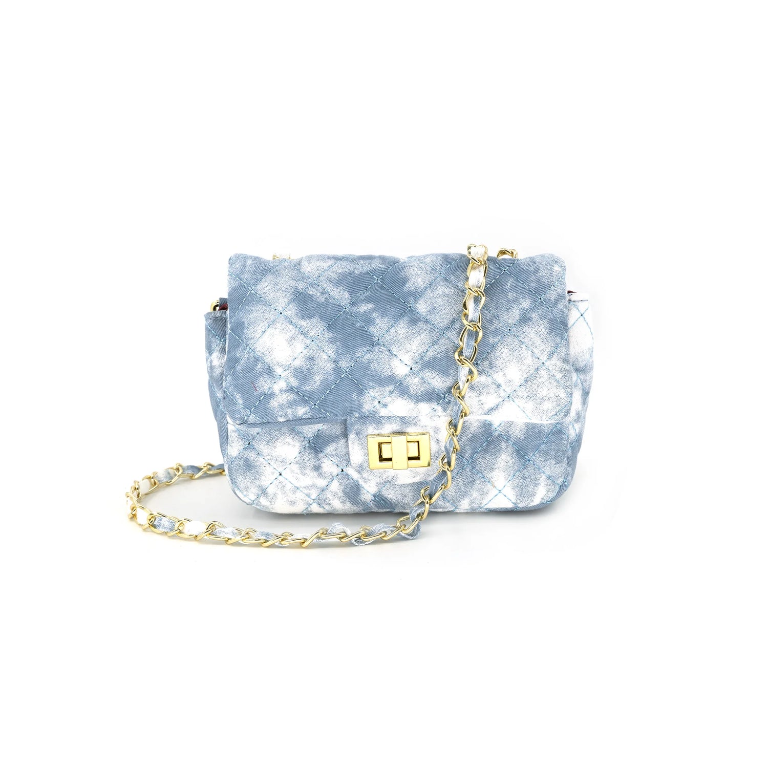 Quilted Tie Dye Pumped Up Pastel Bag