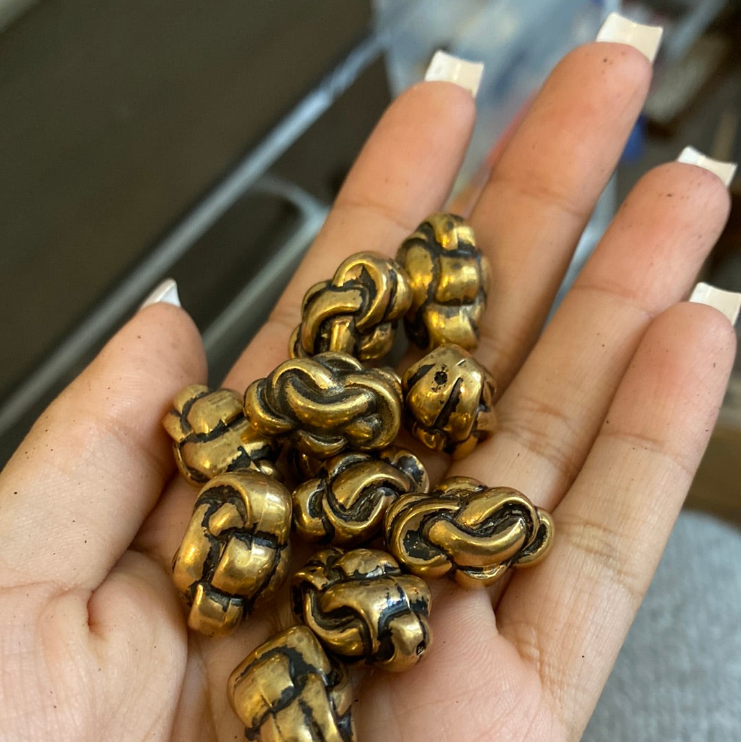 Antique Brass Knotted Amelia Necklace - Live Unboxing NYC 