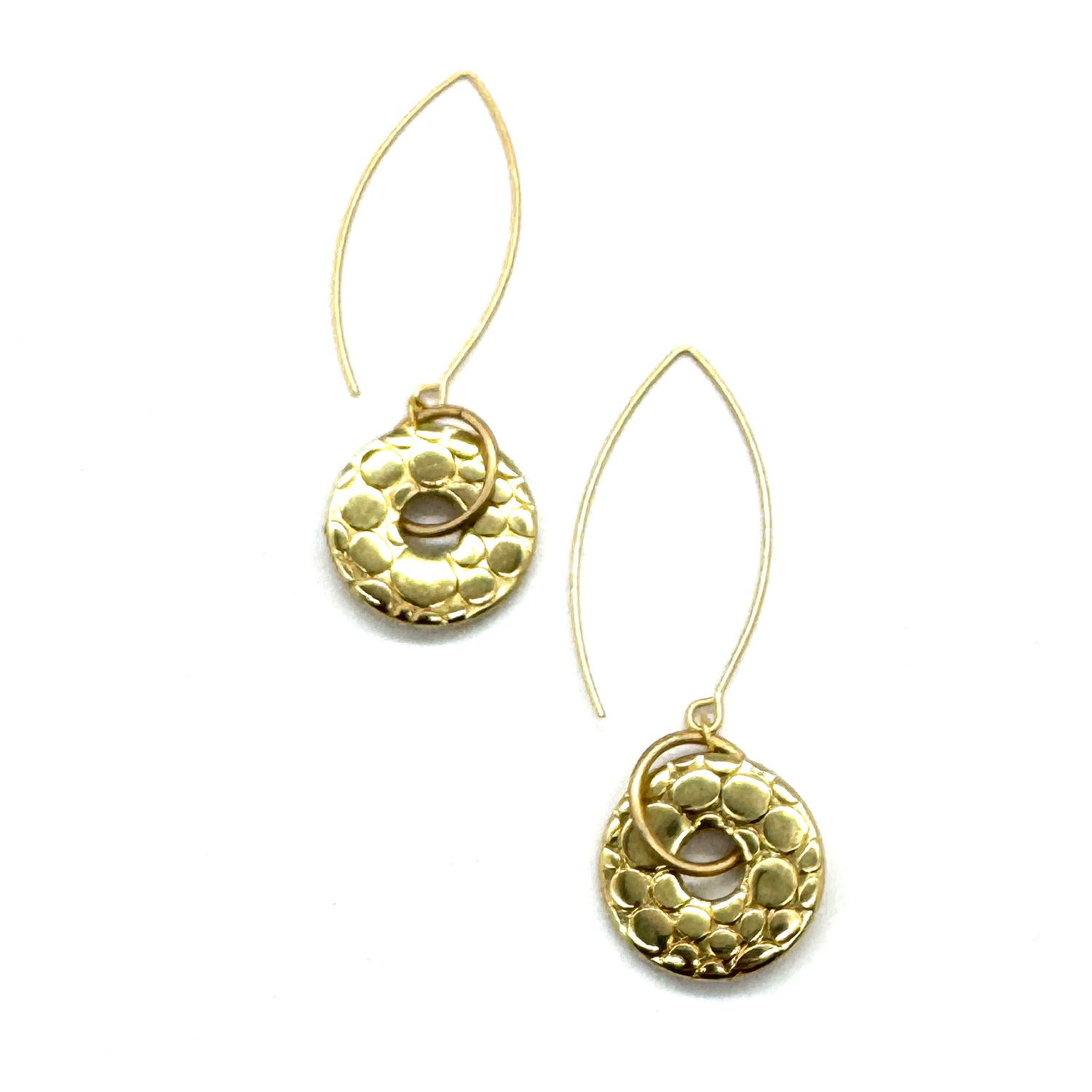 Spotted Dragons Coin Drop Earrings