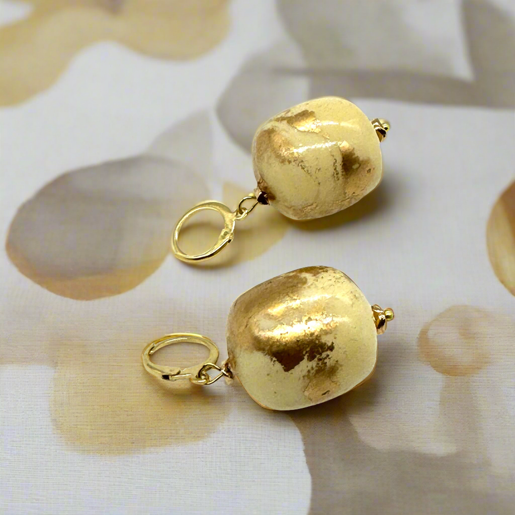 Golden Sands Cuff Drop Earrings