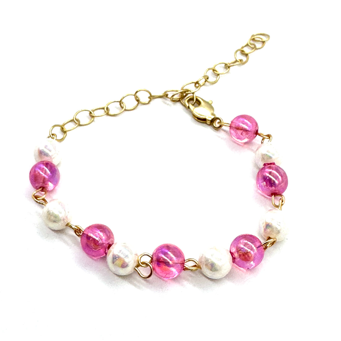 Bubble Gum Pearls Betsy Bracelet