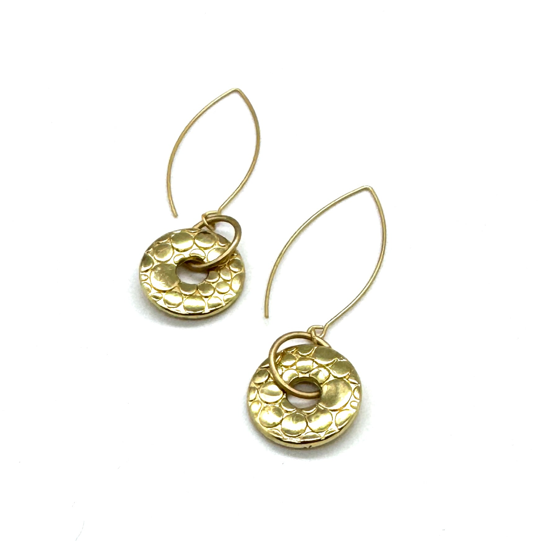 Spotted Dragons Coin Drop Earrings